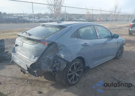 2018 Honda Civic Sport из США, поврежденный, VIN SHHFK7H47JU421333